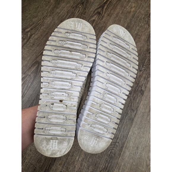 Ilse Jacobsen Women's Tulip 3868 Flats Wheat Beige Gold Metallic Shoes Euro 39 - Picture 9 of 9